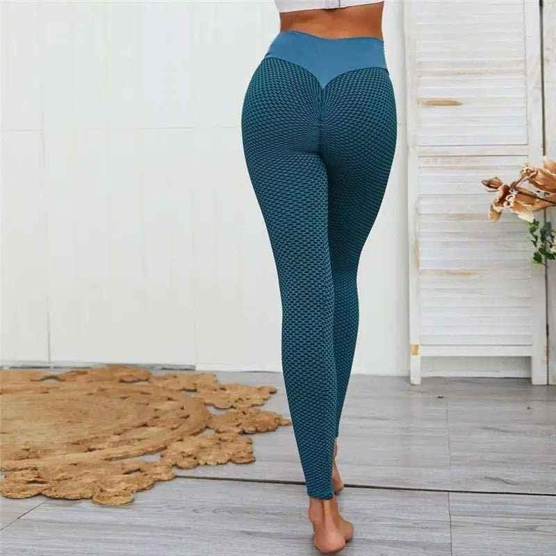 Women Leggings - SVOKOR High Waist Dot Activewear, Seamless Booty Lifting, Ankle-Length