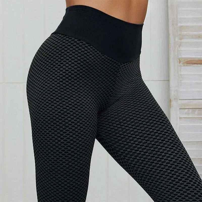Women Leggings - SVOKOR High Waist Dot Activewear, Seamless Booty Lifting, Ankle-Length