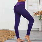 Women Leggings - SVOKOR High Waist Dot Activewear, Seamless Booty Lifting, Ankle-Length