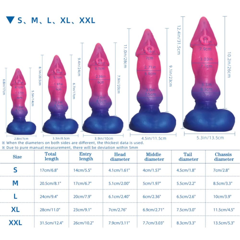 SWISOK Fenrir - Lycan Knot Dildo - Fantasy Dildo - Monster Dildo - 6 Sizes