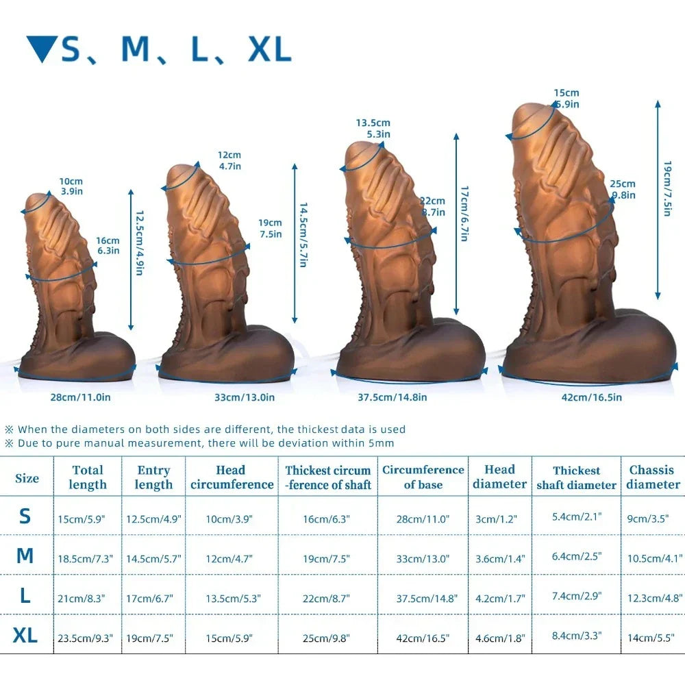 SWISOK Morgon - Fantasy Ejaculating Dildo - Squirting Dildo - 4 Sizes