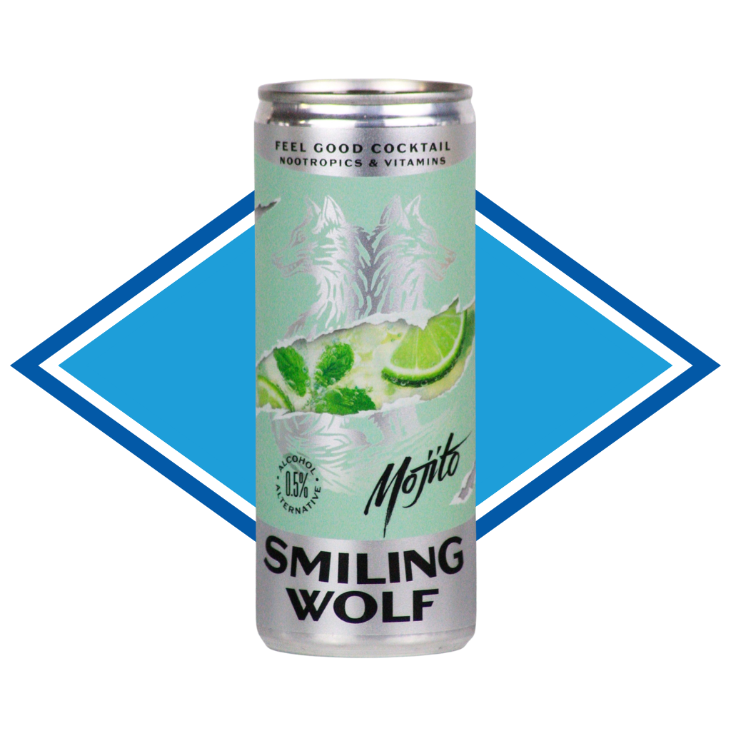 Smiling Wolf Mojito Pre Mixed Ready to Drink Cocktail