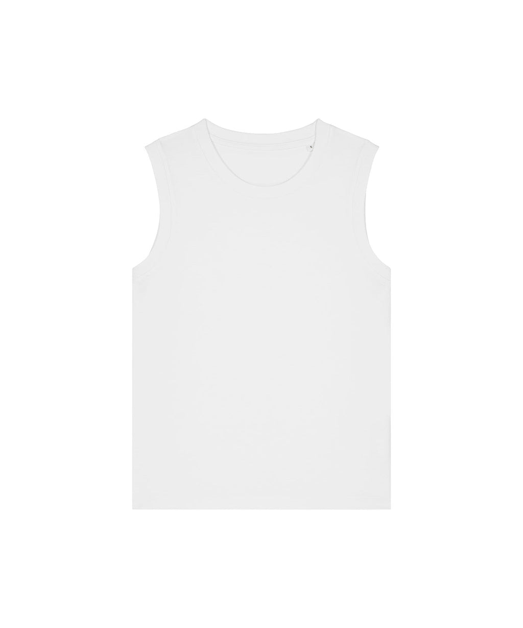 Organic High Neck Tank Top: Womens