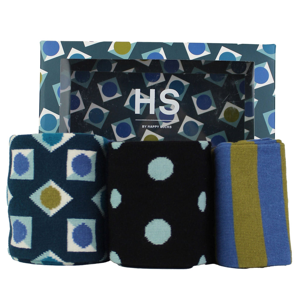 3 Pack Stylish Novelty Gift Box Dress Mens Socks - Gift Set for Every Occasion