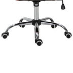 Vinsetto Office Chair Ergonomic 360\'c2\'b0 Swivel PU Diamante Padded Base 5 Castor Wheels for Home Work Pink