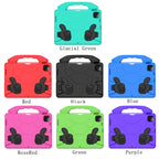 For iPad Pro 11 2022 / 2021 Children EVA Shockproof Tablet Case with Thumb Bracket (Glacier Green)