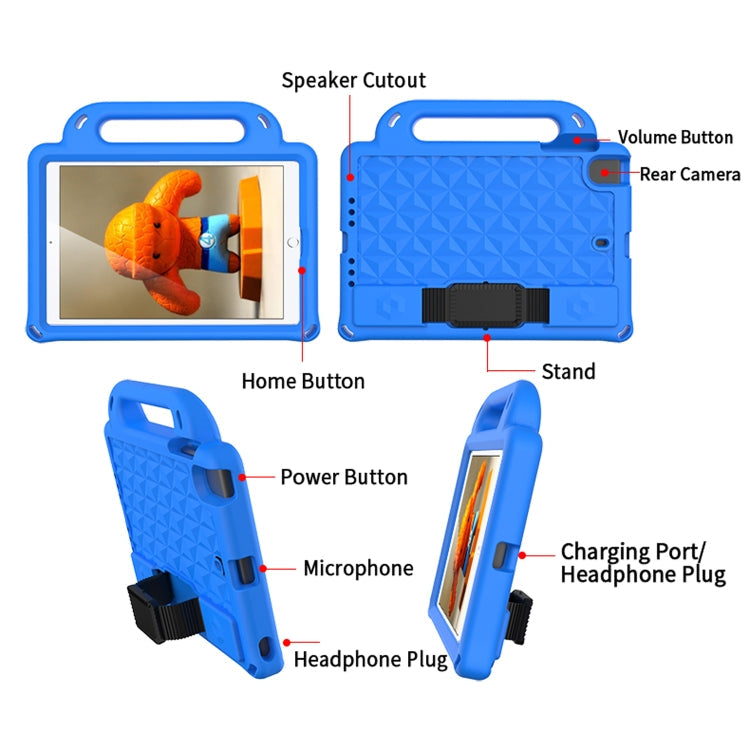 Diamond Series EVA Shockproof Tablet Case with Holder & Strap, For iPad mini 4 / mini 3 / mini 2 / mini 1, For iPad mini 2019 / mini 5, For iPad mini 6