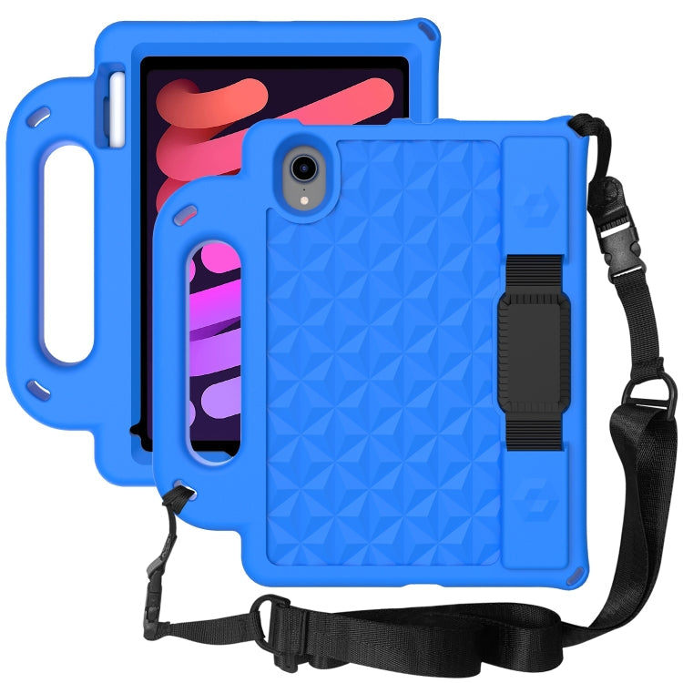 Diamond Series EVA Shockproof Tablet Case with Holder & Strap, For iPad mini 4 / mini 3 / mini 2 / mini 1, For iPad mini 2019 / mini 5, For iPad mini 6