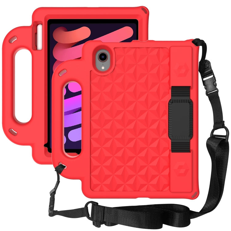 Diamond Series EVA Shockproof Tablet Case with Holder & Strap, For iPad mini 4 / mini 3 / mini 2 / mini 1, For iPad mini 2019 / mini 5, For iPad mini 6