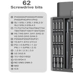 A63 63 in 1 Screwdriver Set Mobile Phone Tablet Computer Disassembly and Maintenance Tool