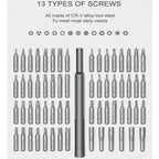 A63 63 in 1 Screwdriver Set Mobile Phone Tablet Computer Disassembly and Maintenance Tool