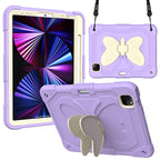 PC + Silicone Anti-drop Tablet Case with Butterfly Holder & Pen Slot for iPad Pro 11 2018 & 2020 & 2021 & Air 2020 10.9, For iPad Pro 11 2018 & 2020 & 2021 & Air 2020 10.9