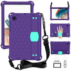 Honeycomb EVA+PC Tablet Case with Strap, For Galaxy Tab A8 10.5 2021 X200/X205