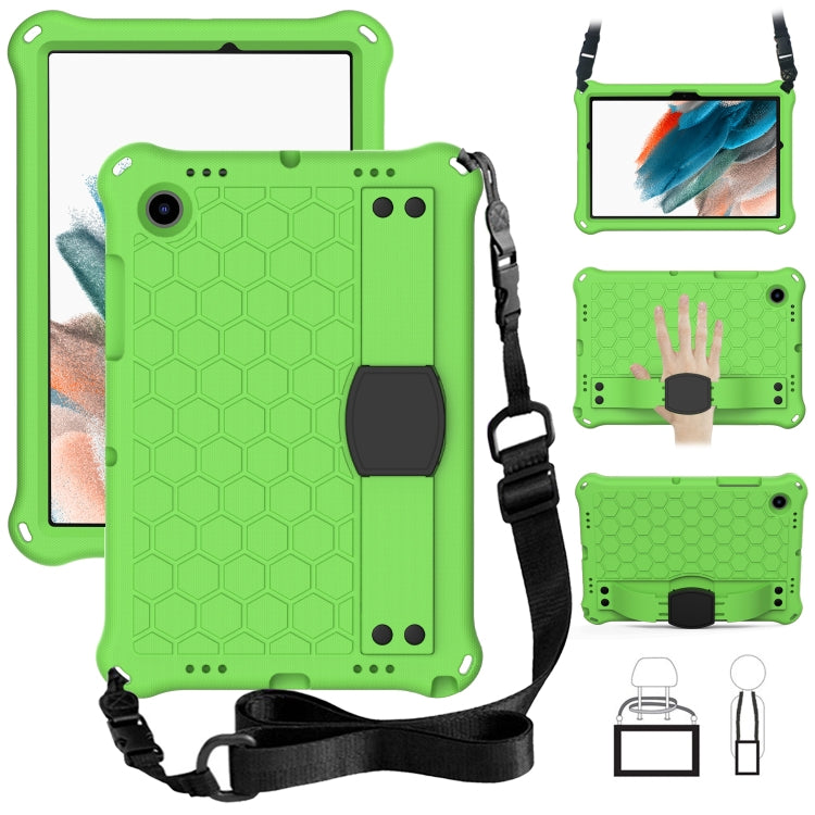 Honeycomb EVA+PC Tablet Case with Strap, For Galaxy Tab A8 10.5 2021 X200/X205