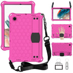 Honeycomb EVA+PC Tablet Case with Strap, For Galaxy Tab A8 10.5 2021 X200/X205
