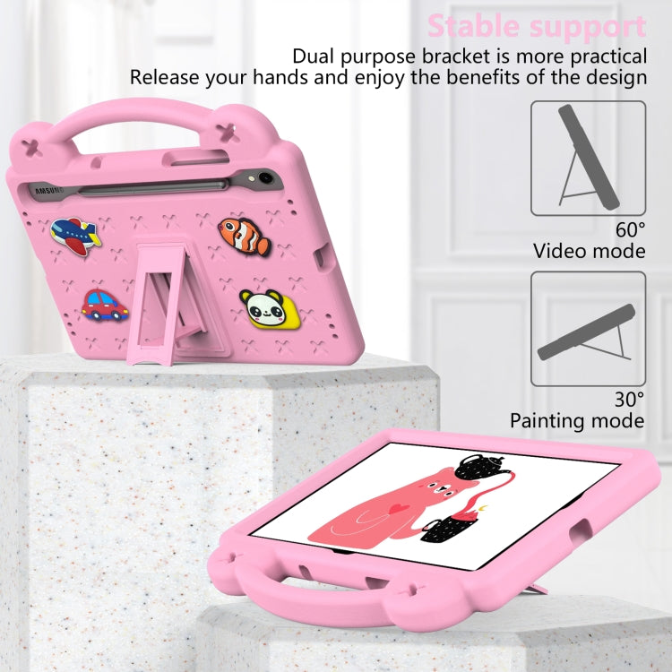Handle Kickstand Children EVA Shockproof Tablet Case, For Samsung Galaxy Tab S9 FE / X510N, For Samsung Galaxy Tab S9 X710/X716B, For Samsung Galaxy Tab S9+ 12.4 X810, For Samsung Galaxy Tab S8+ 12.4 X800/X806