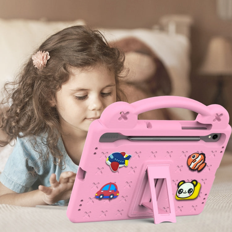 Handle Kickstand Children EVA Shockproof Tablet Case, For Samsung Galaxy Tab S9 FE / X510N, For Samsung Galaxy Tab S9 X710/X716B, For Samsung Galaxy Tab S9+ 12.4 X810, For Samsung Galaxy Tab S8+ 12.4 X800/X806