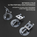 019 360 Degree Rotation Aluminum Alloy Desktop Phone Tablet Holder(Black)