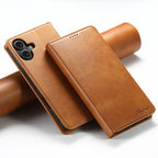 Suteni Calf Texture Horizontal Flip Leather Phone Case, For iPhone Air, For iPhone 16 Pro Max, For iPhone 16 Pro, For iPhone 16 Plus, For iPhone 16, For iPhone 15 Pro Max
