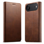 Suteni Calf Texture Horizontal Flip Leather Phone Case, For iPhone Air, For iPhone 16 Pro Max, For iPhone 16 Pro, For iPhone 16 Plus, For iPhone 16, For iPhone 15 Pro Max