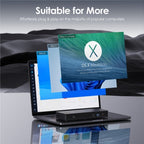 WAVLINK UTD22 Support 96W Laptop Charging USB4 Docking Station Dual Monitor USB-C Hub(EU Plug)