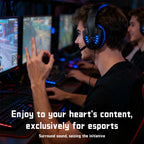 Gaming Headset with Mic Over-Ear Headphones Stereo
