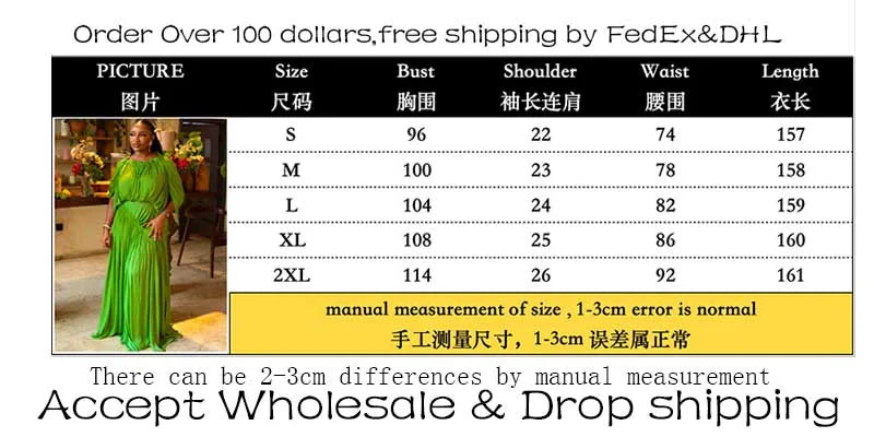 Elegant Olive Green Dress for Women Maxi Summer Dress Waist Draped Straight Type Pleated Party Dress Wholesale Dropshipping