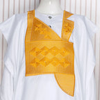Family Matching African Wedding Outfits For Husband and Wife Bazin Riche Robes Custom Couple Dashiki Set Boy Kid white Dress