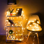 KIKIELF LED Star Fairy Lights Outdoor Garden Warm White