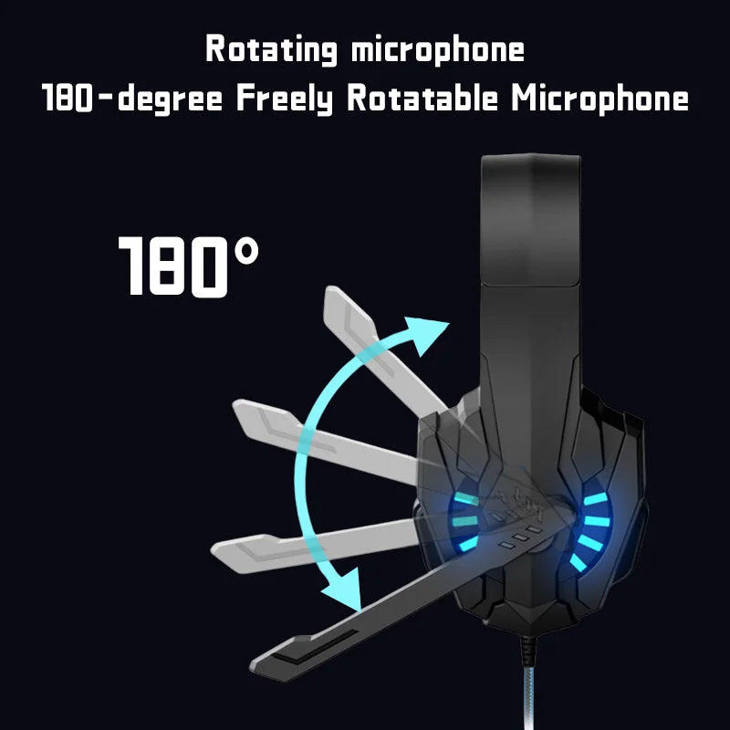 Gaming Headset with Mic Over-Ear Headphones Stereo