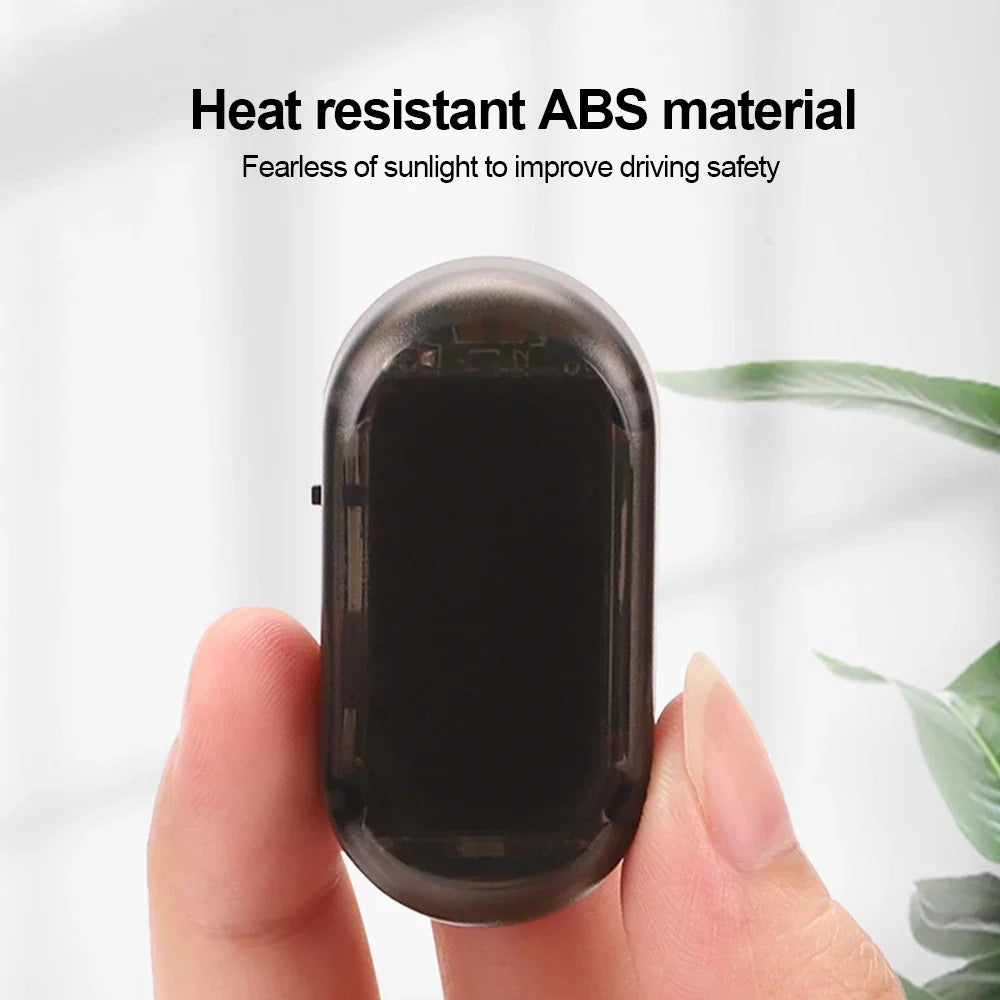 Solar Car Security Light LED Flashing Anti-Theft Warning Light (Dummy Alarm)
