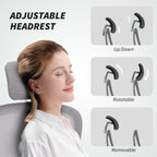 HOMCOM Mesh Back Office Chair, with Lumbar Support - Grey