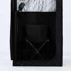 KOVE Portable Infrared Sauna Tent – Indoor 1 Person Far Infrared Sauna with Carbon Heating & Red Light