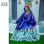 Unique Perfumed First Quality African Dashiki Basin Dress Nigerian Origianl Printing Bazin Riche Wedding Party Boubou Robe