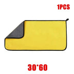 Microfiber Car Cleaning Towels (1/2/5PCS) Ultra-Fine Soft Drying & Detailing Cloths