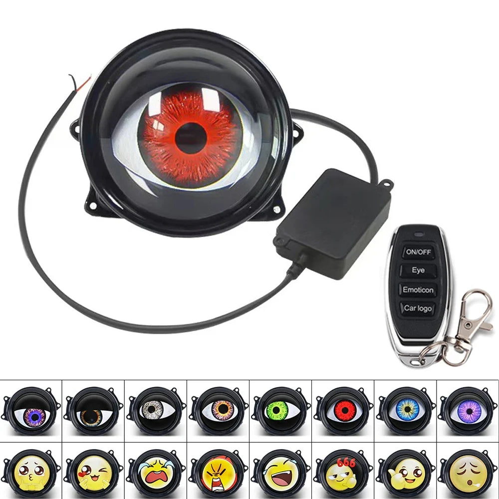 Cool Decoration Dynamic LED Car Headlights Devil Eye LED Car Light
