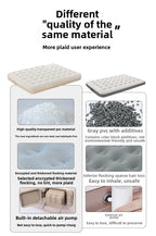 MOUNTAINHIKER 2025 Interior Air Mattress Glamping Mats PVC Inflatable Sleeping Mattress 1/3 Person Camping Bed Mat Built-in Pump