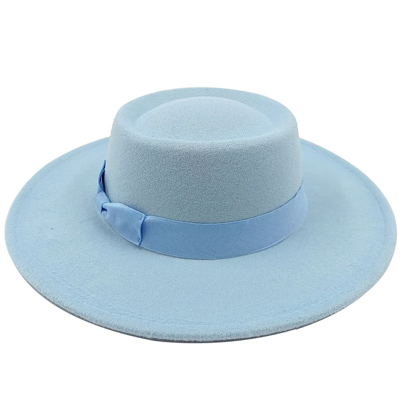 Sombrero Raised Top Fedora Hat 2023 New European and American Fedora Hat Jazz