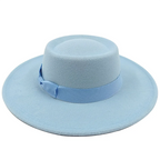 Sombrero Raised Top Fedora Hat 2023 New European and American Fedora Hat Jazz