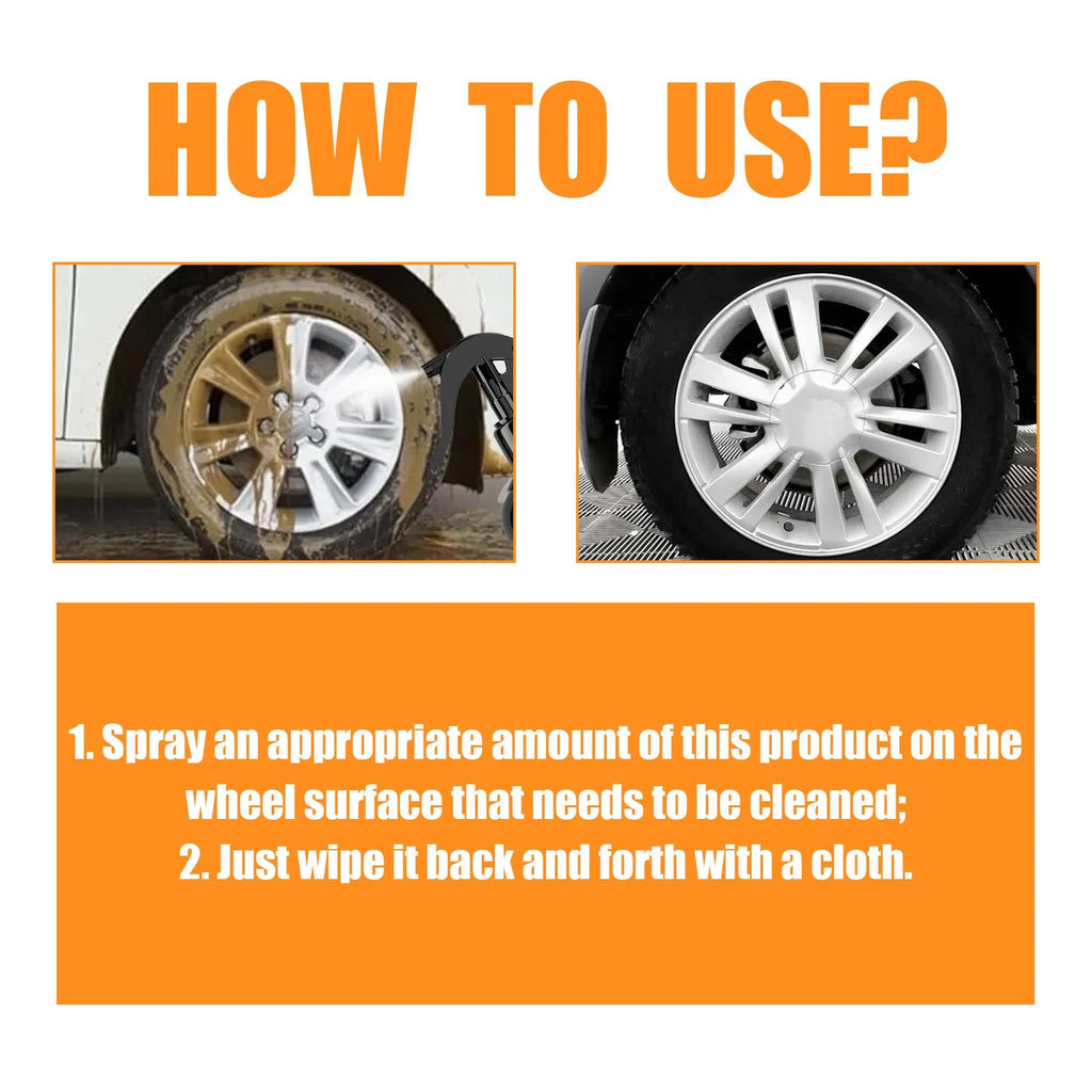 Rayhong Tire & Surface Cleaner 120ml Car Tire Restoration & Rust Removal Spray
