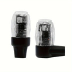 LED Tire Valve Lights Colorful Flashing Wheel Stem Cap Lights for Cars