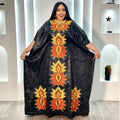 African Attire For Women Abaya Embroidery Plus Size Elegant Party Dress