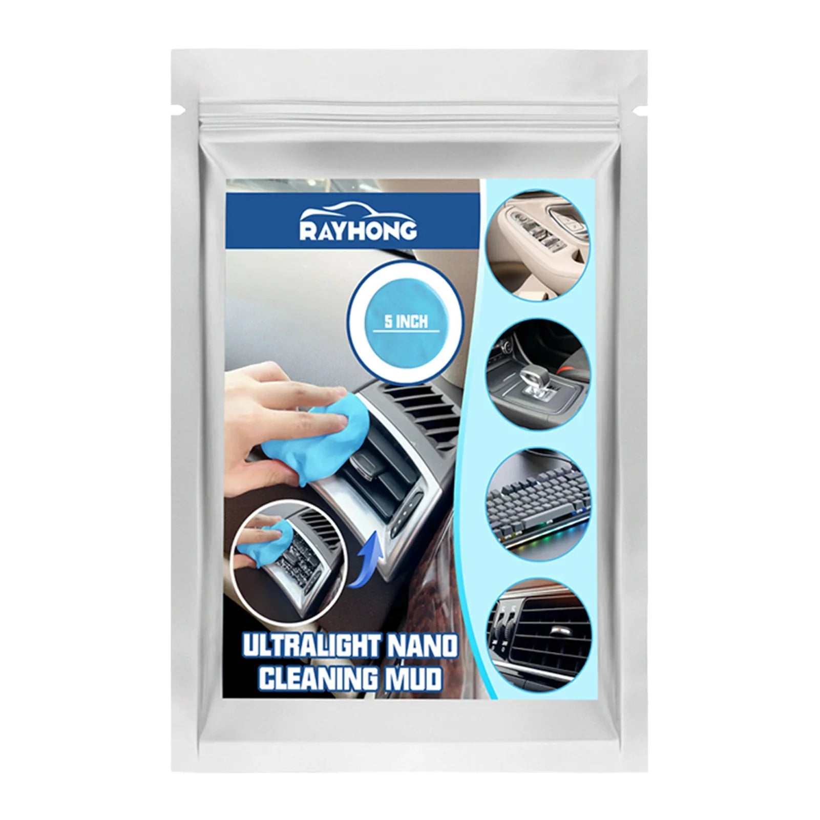 Car Dust Cleaning Mud Glue Car Interior Air Vent Dashboard Cleaning