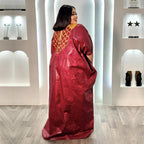 African Attire For Women Abaya Embroidery Plus Size Elegant Party Dress