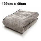 Microfiber Car Drying Towel 100×40cm Extra Soft High Absorption Cleaning Cloth