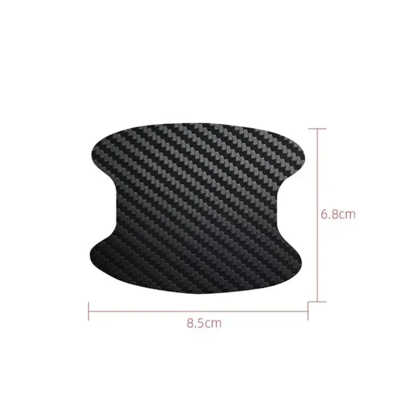 Car Door Handle Protection Film (4PCS)  Carbon Fiber Scratch Resistant Stickers