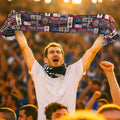Newcastle Word Montage - Soft Fleece football scarf