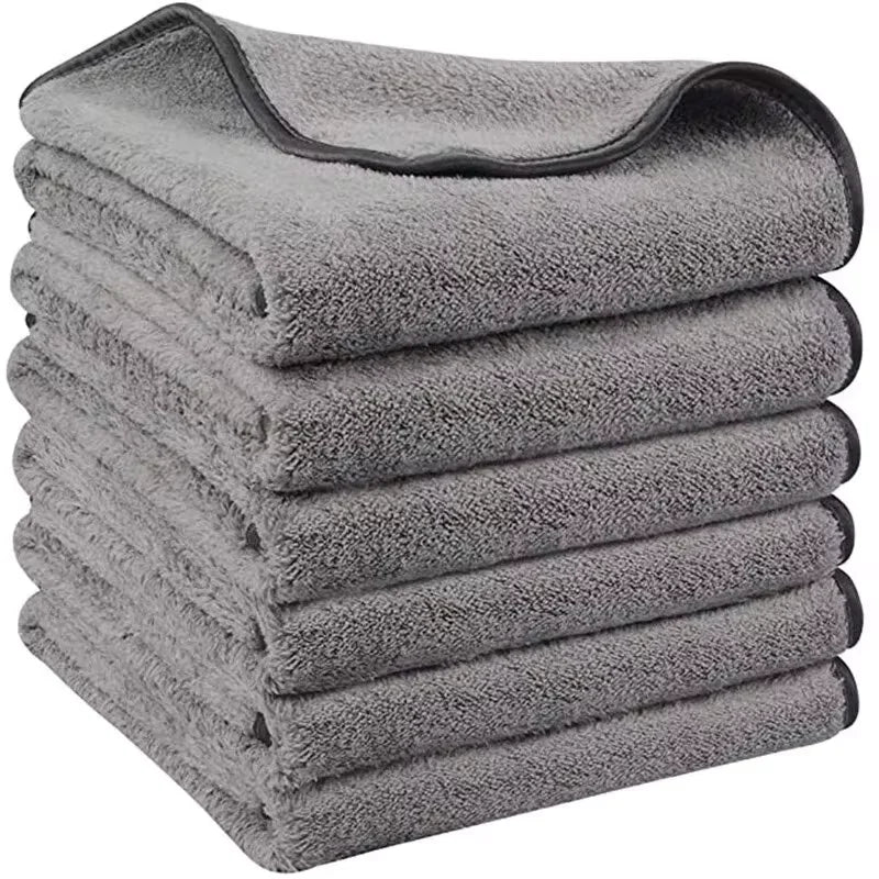 Microfiber Car Drying Towel 100×40cm Extra Soft High Absorption Cleaning Cloth