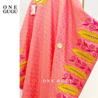 African Original Bazin Riche Boubou With Embroidery And Stones Mix Size