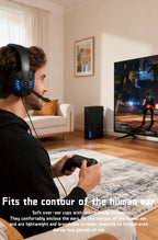 Gaming Headset with Mic Over-Ear Headphones Stereo